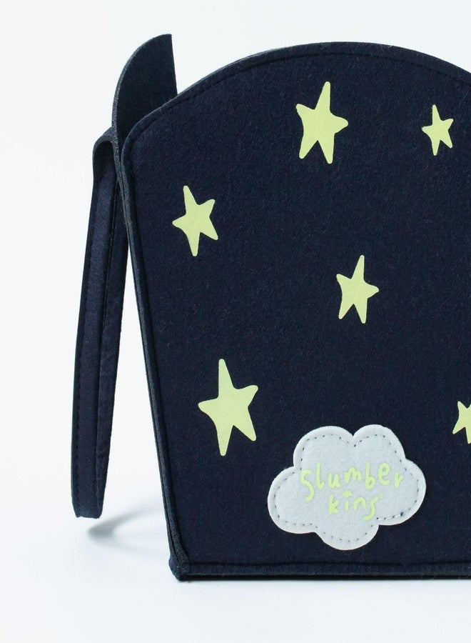 Slumberkins Glow in The Dark Tote with Hedgehog Mini Plush & Sky Bunny Mini Plush - Holiday Basket with Cuddly Plush Toys for Kids - Encourages Confidence & Imaginative Play - Image 3